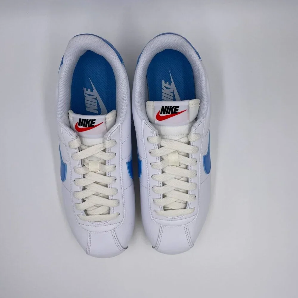 Nike Cortez White / Blue Womens Shoes - Picture 5 of 8